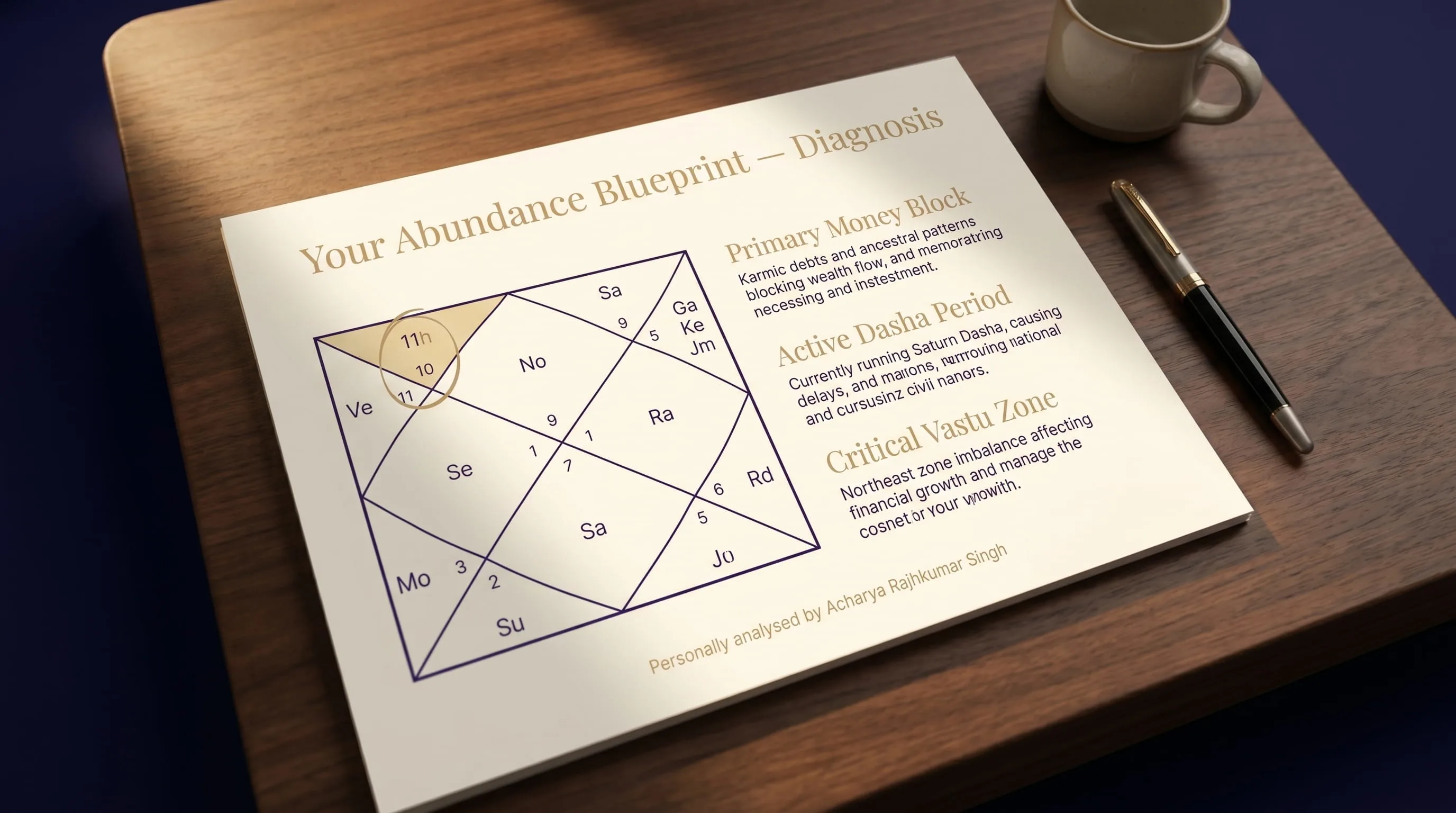 The Diagnosis — see what's blocking your money in black and white